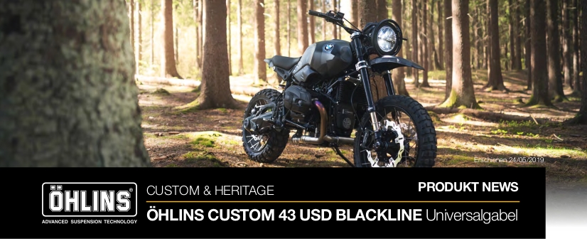 ÖHLINS CUSTOM 43 USD BLACKLINE Universalgabel, Link zum Datenblatt *.pdf